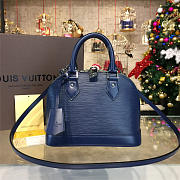 Louis Vuitton M40855 Alma BB Epi Leather Indigo - 3