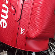 Louis Vuitton Supreme backpack M41709 Red water ripple backpack - 6