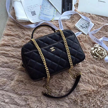 Chanel Bowling Bag A69924 black 24cm