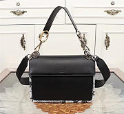 fendi kan handbag black 0592 - 6