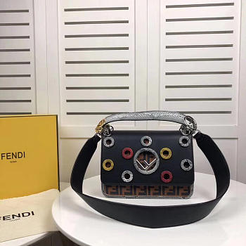 fendi kan handbag red 0592