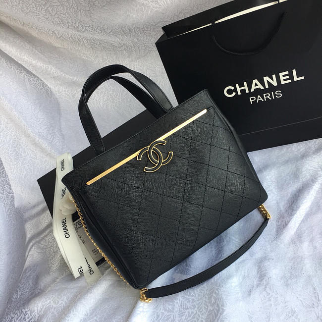 Chanel Tote Bag balck 57563 - 1