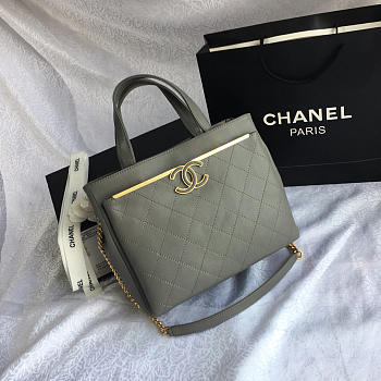 Chanel Tote Bag gray 57563