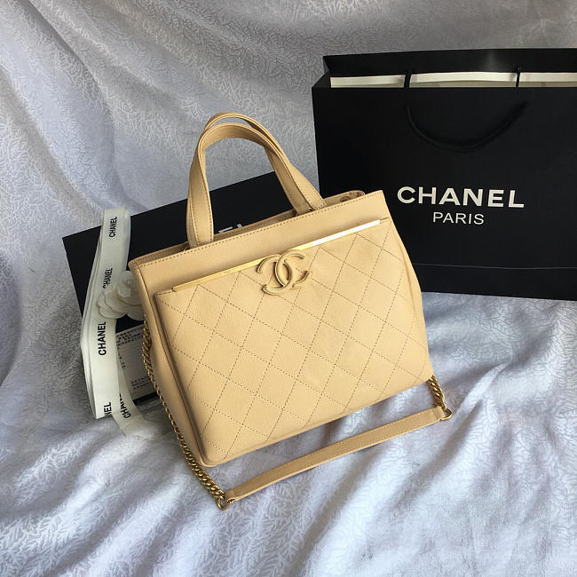 Chanel Tote Bag Dark apricot 57563 - 1