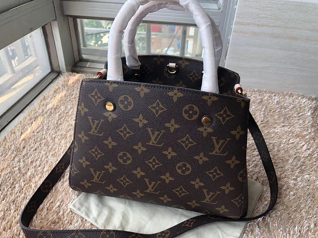 Louis Vuitton Montaigne MM Brown Monogram M41055 - 1