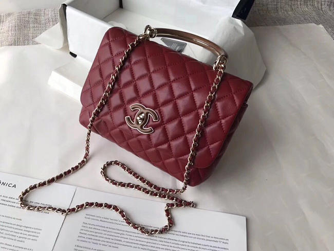 Chanel Flap Bag Wine red - 1