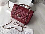 Chanel Flap Bag Wine red - 1