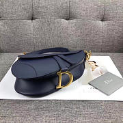 Dior Saddle Bag Original Leather blue M0446 - 6