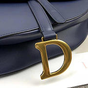 Dior Saddle Bag Original Leather blue M0446 - 2