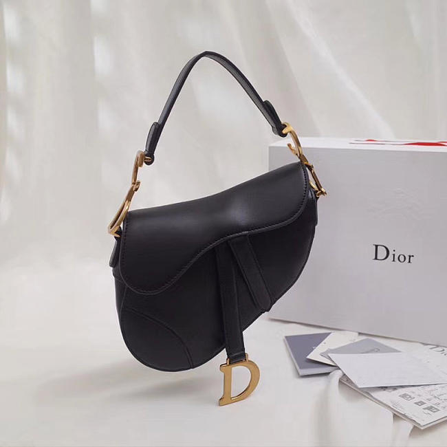 Dior Saddle Bag Original Leather black 26cm M0446 - 1