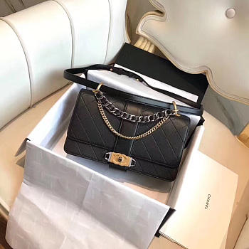 Chanel Flap Bag Black 24cm