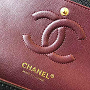 Chanel black medium size 25cm caviar black gold - 4