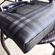 burberry Large Briefcase from London Check Fabric - 5