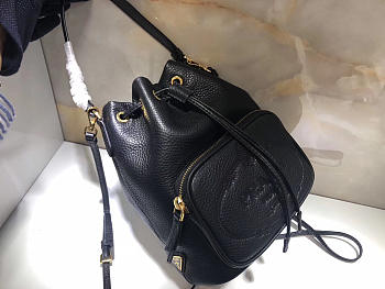 Prada calf leather bucket bag 1BH038