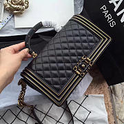 Chanel le boy bag black - 3