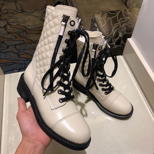 Chanel boots white P290 - 1