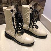 Chanel boots white P290 - 4