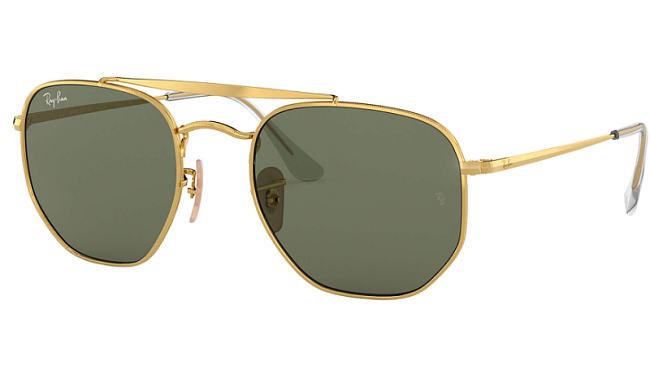  Ray-Ban Icons Sunglasses  Round  Marshal Green Classic G-15 - 1