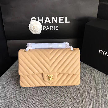 Chanel Calfskin Chevron Quilted 2.55 flap bag 1112