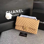 Chanel Calfskin Chevron Quilted 2.55 flap bag 1112 - 2