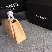 Chanel Calfskin Chevron Quilted 2.55 flap bag 1112 - 4