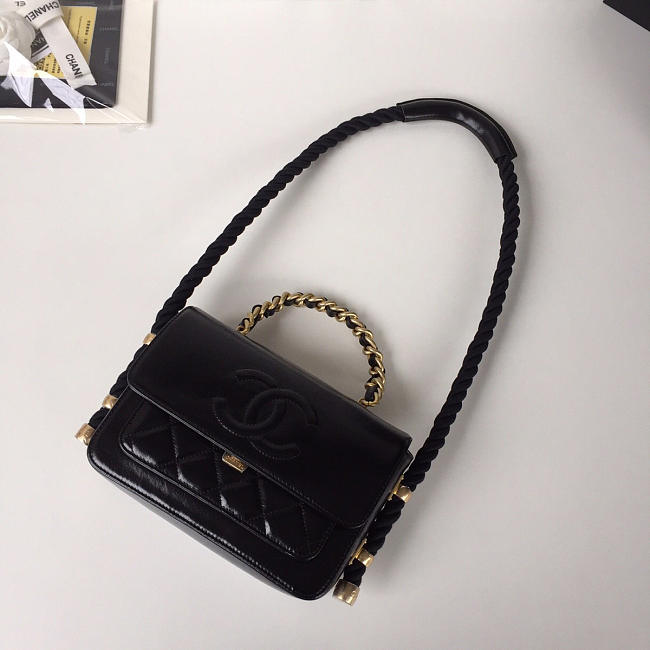 Chanel Flap Bag black AS0074 - 1