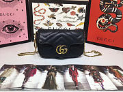 GG Marmont matelassé leather super mini bag - 1