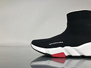 Balenciaga Speed Trainer Triple Black And Red shoes - 2