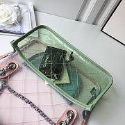 Chanel Flap Bag Transparent Toile Lambskin - 6