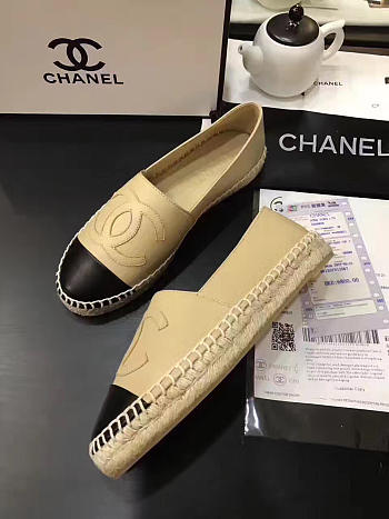 Chanel Espadrilles Beige & Black