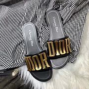 Dior slippers black/ pink/ green - 2