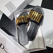 Dior slippers black/ pink/ green - 6