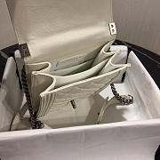 Boy Chanel Handbag 19.5cm White With Gold Hardware - 5