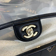 Chanel Transparent pearl sand bag Black - 3