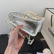 Chanel Transparent pearl sand bag White - 3