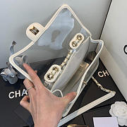 Chanel Transparent pearl sand bag White - 2