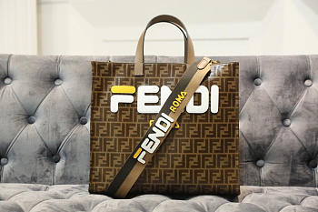 2019 Fendi  FF shopping bag brown
