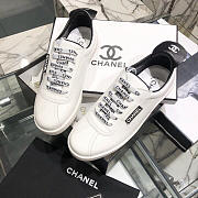 Chanel Sneakers White & Black - 6