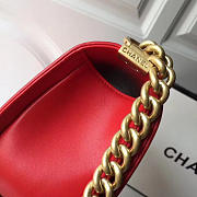 Chanel Chevron Lambskin Boy Bag 25cm  - 4