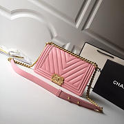 Chanel  Lambskin Boy Bag 25cm - 1