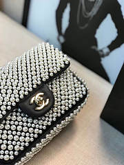 Chanel Flap bag with Imitation Pearls - 5