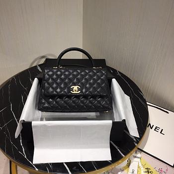 Chanel Flap Bag With Top Handle Black
