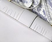 DIOR 30 MONTAIGNE CALFSKIN BAG WHITE - 3