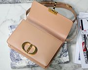 DIOR 30 MONTAIGNE CALFSKIN BAG NUDE - 2