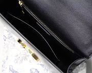 DIOR 30 MONTAIGNE CALFSKIN BAG BLACK - 3