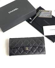 Chanel Wallet Caviar With Silver Hardware - 3