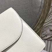 DIOR WHITE  SADDLE-CLUTCH VAN KALFSLEER - 5