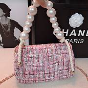 Chanel CF handbag Pink - 4