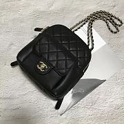 Chanel Backpack Caviar Leather Black - 5