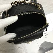 Chanel Backpack Caviar Leather Black - 6